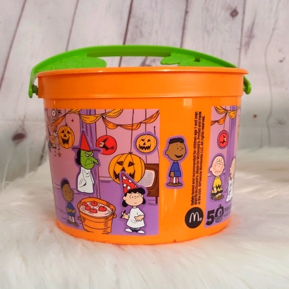 Charlie Brown Snoopy & Scooby-Doo 2012 2016 McDonald's Boo Buckets Collectible - Picture 10 of 17